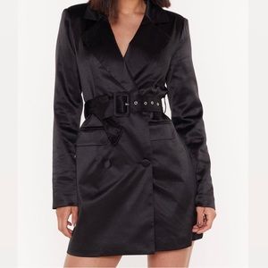 Nasty Gal Belted Blazer Dress